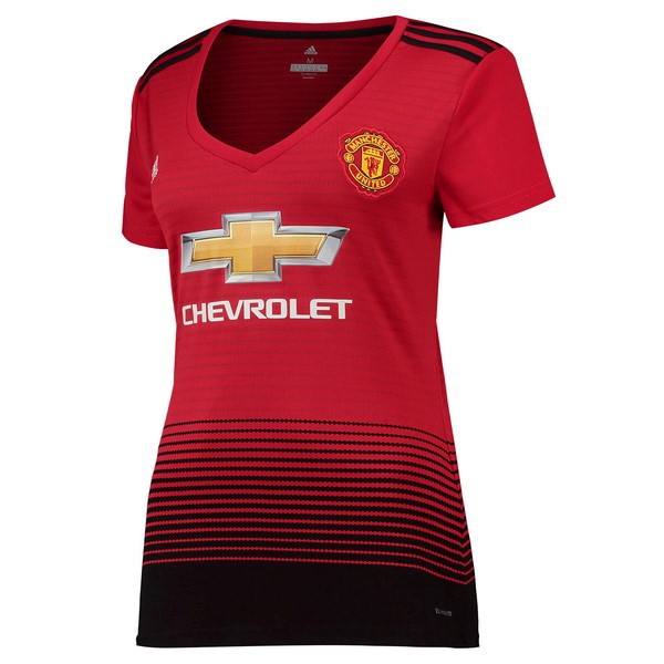 Camiseta Manchester United Primera Mujer 2018-2019 Rojo